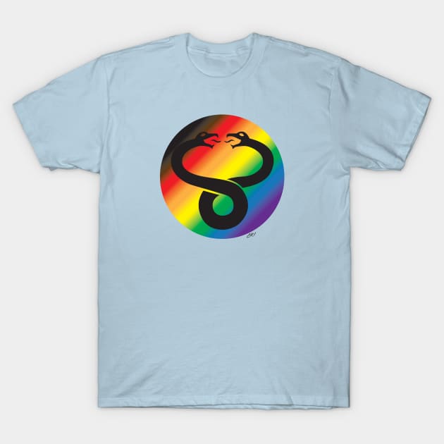 Evil Spirits Shiel (Gay PrideFlag) T-Shirt by CKline